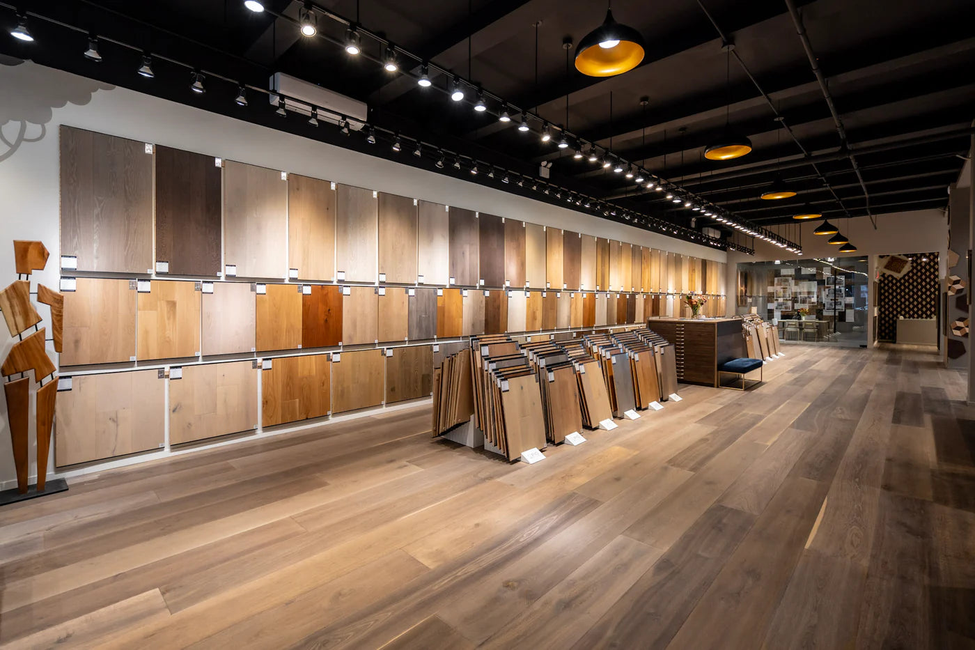 Commercial flooring showroom